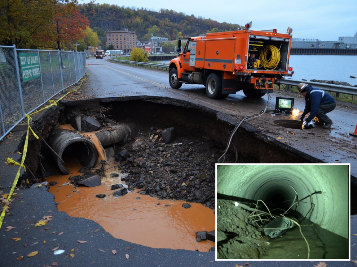 Chester Creek Sewer Collapse: Why Camera Inspection Matters in Duluth