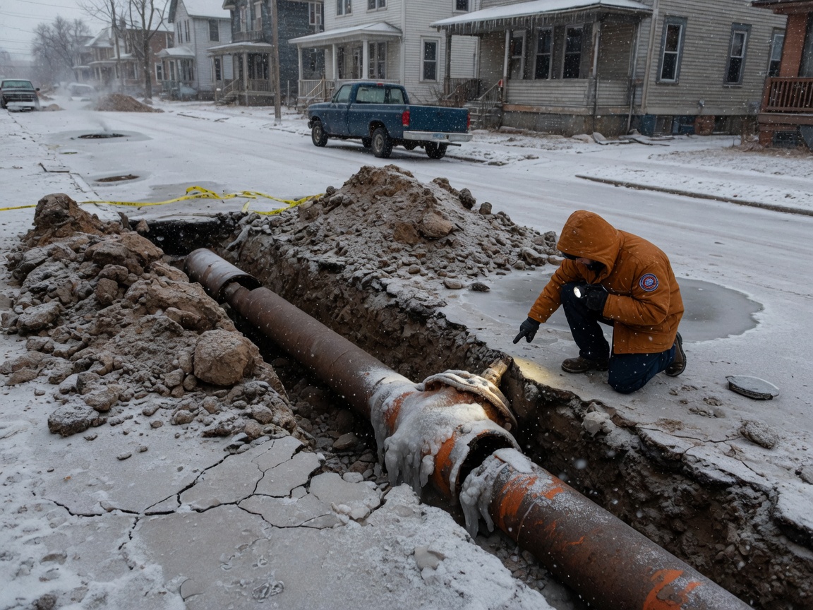 Light Snow and Frozen Ground: Why Duluth Water Mains Fail in Winter