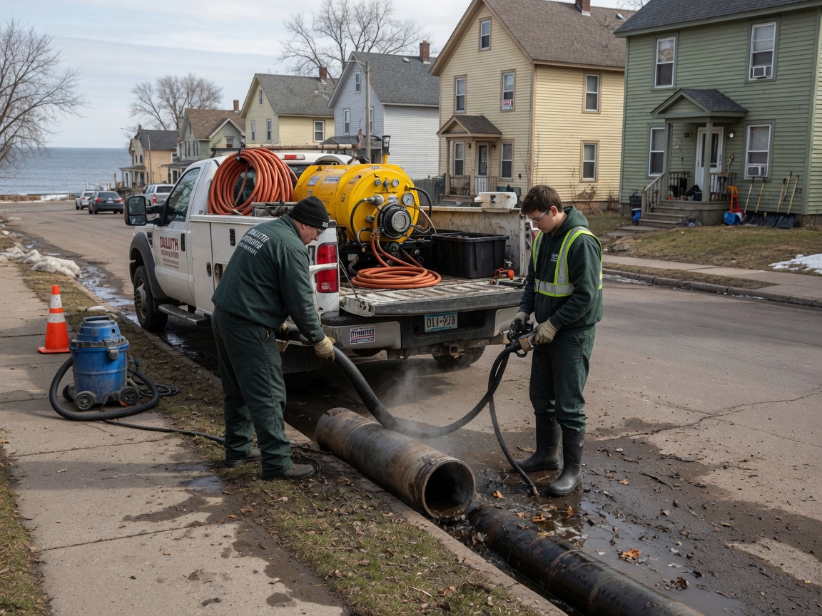 drain cleaning work by After Hours Sewer & Drain Cleaning in Duluth, MN